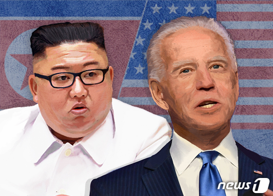 김정은 북한 국무위원장, 조 바이든 미국 대통령 당선인.© News1 이지원 디자이너