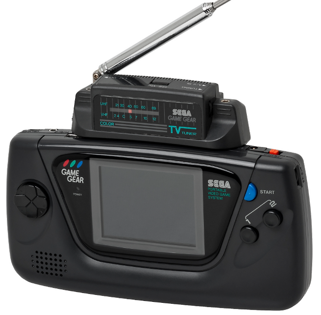 (TV 튜너를 장착한 모습! 무려 휴대용 TV로 변신할 수 있었다)