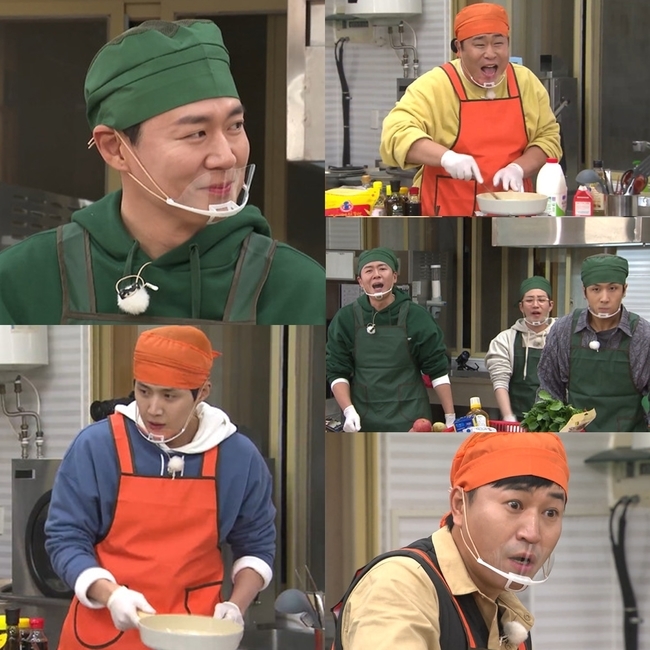 2 Days & 1 Night Cooking Battle, Judge Identity of Cooking to SingThe new menu of the members of 1 night and 2 days will be released.KBS 2TV Season 4 for 1 Night 2 Days (hereinafter referred to as 1 night and 2 days) is the second story of Special Feature of the King of Cooking, which will be broadcast on December 6, and the members will reveal Pohangs seasonal specialties, horse-drawn crabs and cook Battle using Pohangcho.The Reverse Tribe (Kim Jong-min, Moon Se-yoon, Kim Sun-ho) and the Under Tribe (Yeon Jung-hoon, DinDin, Ravi) constantly check each other, saying that their ingredients are better, and they are engaged in a tense fight before the start, such as reacting to the introduction of the menu of the opponent team.After Battle began in earnest, six members, including Ravi, who can not do anything in Menbung, Kim Jong-min, who showed his own cooking philosophy, and Yeon Jung-hoon, who kept calm all the time, showed a six-color cooking style and played a hot game.In the meantime, the team that will enjoy the glory of victory will be decided by the vote of the Hidden judge who came to Pohang.The members are very proud of their menus and are confident of each others victory, but they can not hide their embarrassment when the criticism comes out during the screening.Especially as soon as I tasted a bite, a reaction was made to ask Can I spit it out along with the sound of the song, and the scene became a laughing sea.In addition, there are menus that received praise from the judges and called for praise, and attention is focused on the match between those who are clearly mixed.