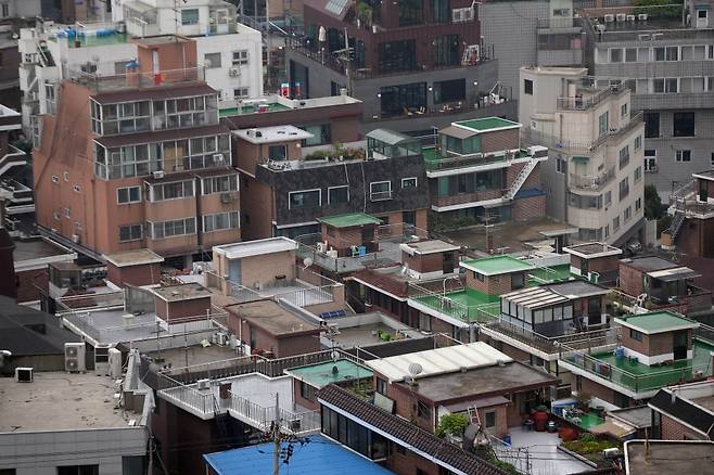서울 시내 다세대주택 전경. /사진제공=뉴시스