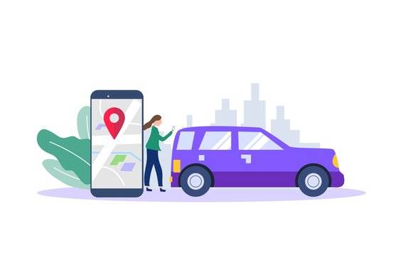 모빌리티 서비스 이미지. 사진 셔터스톡