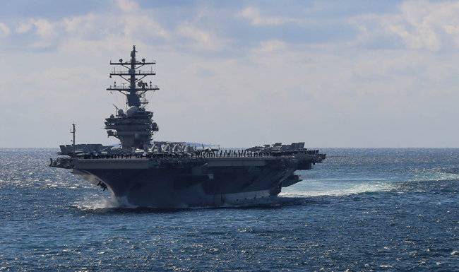 로널드 레이건호. [뉴시스]