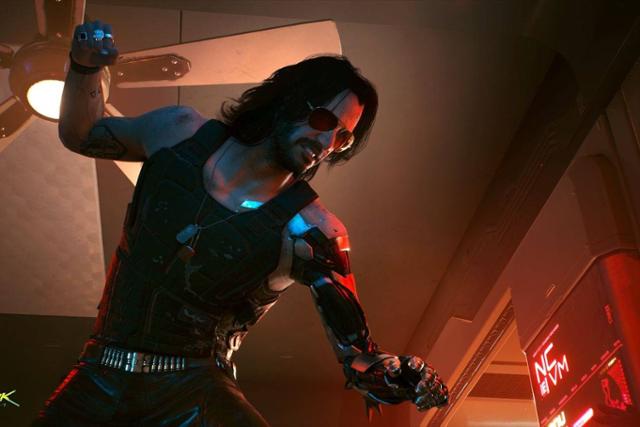영화배우 키아누 리브스는 '사이버펑크 2077'에 모델링을 제공했다. CD프로젝트레드 홈페이지 캡처