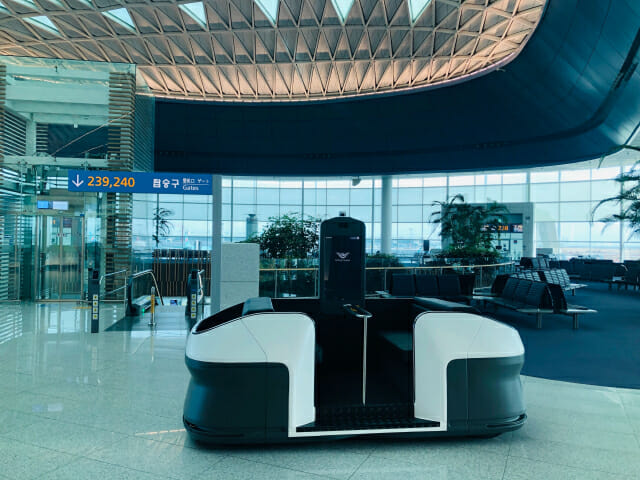 인천국제공항에 시범 투입된 토르드라이브 무인 자율주행 전동차 ‘에어 라이드’ (사진=토르드라이브)