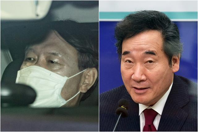 윤석열 검찰총장(왼쪽 사진)과 이낙연 더불어민주당 대표. 뉴스1·공동취재사진
