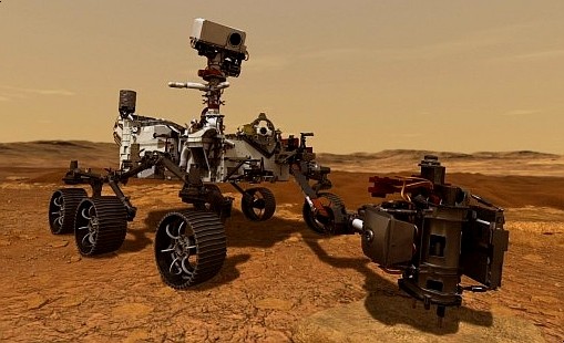 미 항공우주국(NASA)의 화성탐사로버 ‘퍼시비어런스’. 오는 2월 화성 표면에 착륙할 예정이다.(출처=NASA)