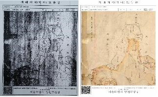 지적보존문서 팩스민원 발급(왼쪽)과 온라인 발급(오른쪽) 비교. 서울시 제공