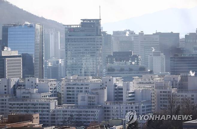 서울 광화문 인근 오피스텔 밀집지역 [연합뉴스 자료사진]
