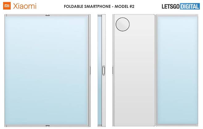 AI 슈퍼 카메라만 탑재된 폴더블폰 디자인. [사진=렛츠고디지털]