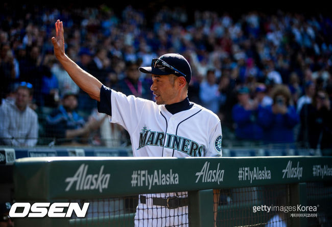 [사진] 시애틀 시절 스즈키 이치로. ⓒGettyimages(무단전재 및 재배포 금지)