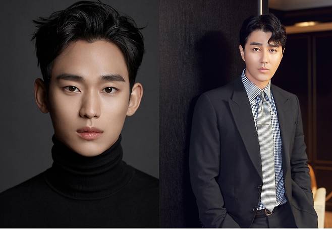 배우 김수현(왼쪽)과 차승원. 각 소속사 제공