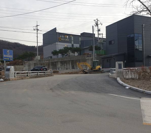 모현면 상부교 확장공사. / 사진제공=용인시