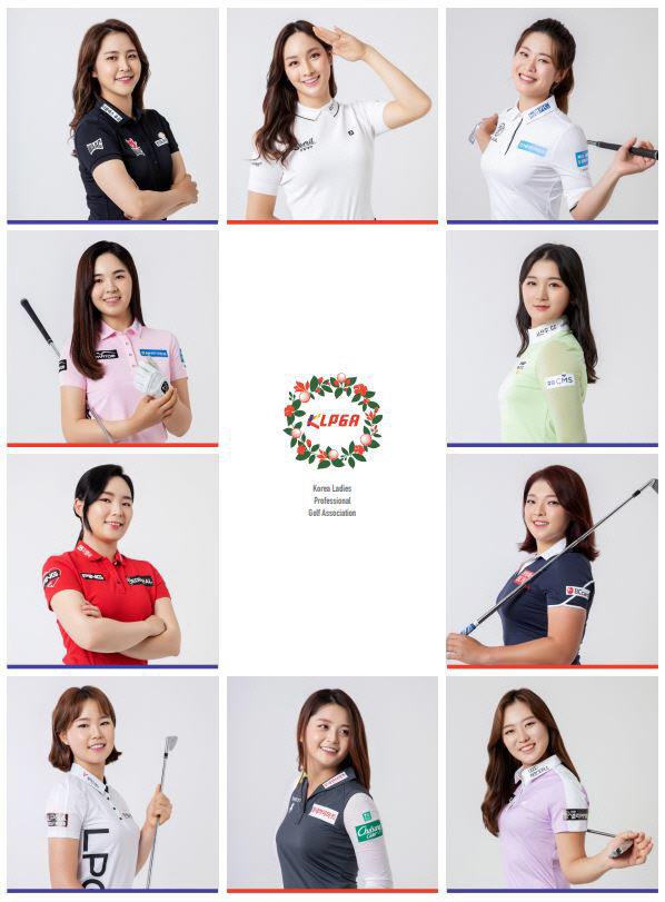 한국여자프로골프(KLPGA) 홍보모델 10명이 6일 선수들을 대표하여 새해 인사와 함께 2021시즌에 대한 각오를 전했다.KLPGA 제공