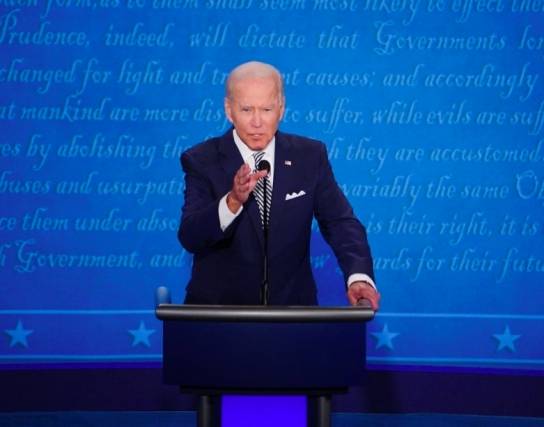 조 바이든 미국 차기대통령이 트럼프 지지자들의 의사당 점거를 반란으로 규정했다 [조 바이든 선거캠퍼스]