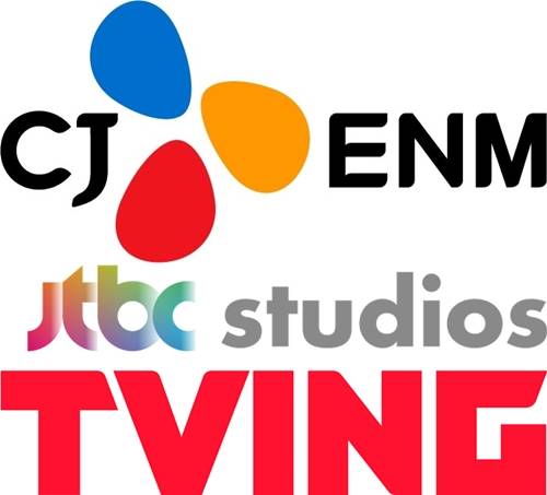 CJ ENM의 온라인동영상서비스(OTT) 티빙에 JTBC스튜디오가 가세하며 본격 사업 확장에 나선다. 사진= CJ ENM, 티빙, JTBC스튜디오 각 로고