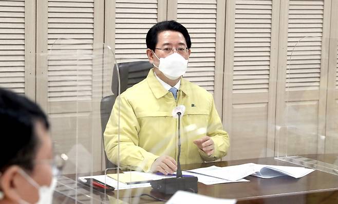 대설 한파 대처상황 점검 [전남도 제공·재판매 및 DB 금지]