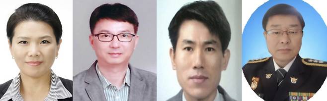 전남청 총경 승진자. 왼쪽부터 박송희·임진영·공정원·박상훈 경정 [전남경찰청 제공. 재판매 및 DB 금지]