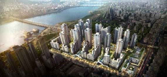 신반포3차∙경남아파트 통합재건축 조감도. 뉴스1