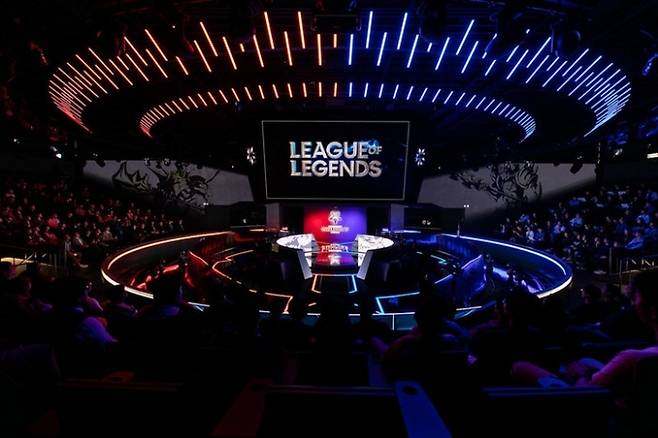 리그 오브 레전드 리그 경기가 치러지는 서울 종로구 '롤파크'의 모습. 코로나19 여파로 일단 이곳에서 경기를 치르지 않는다. [사진=라이엇게임즈]