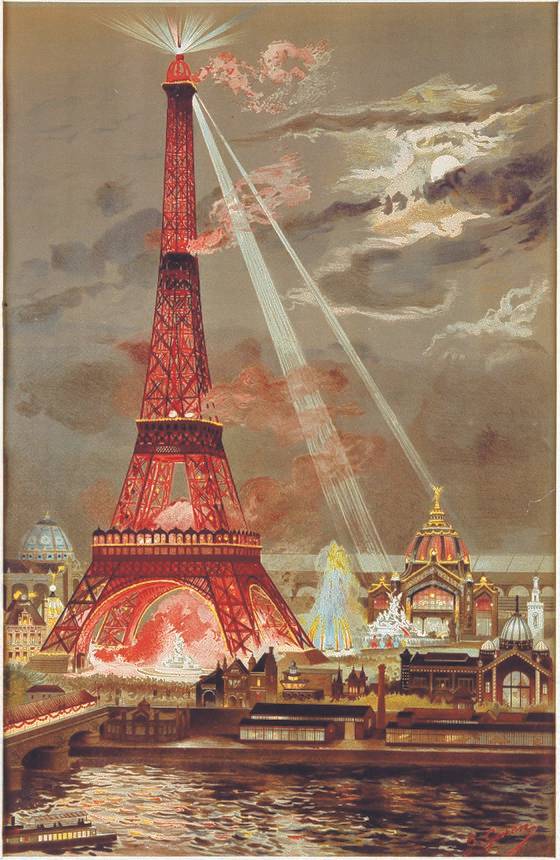 1889년 파리 만국박람회를 밝힌 에펠탑. 박람회장에는 세계 곳곳의 원주민을 전시한 인종전시관도 있었다. 무엇이 문명이고 무엇이 야만인가. [사진 국립중앙박물관]