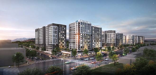 성남 판교밸리자이 투시도 [사진 = GS건설]