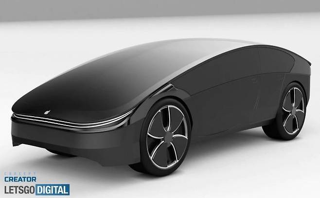 애플카 예상 이미지 [출처: 렛츠고디지털]