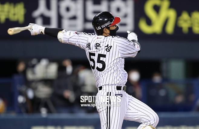 ▲ LG 채은성 ⓒ 스포티비뉴스 DB