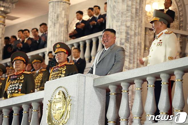 (평양 노동신문=뉴스1) = 지난해 10월10일 당 창건 75주년 기념 연설을 하고 있는 김정은 북한 국무위원장의 모습. [국내에서만 사용가능. 재배포 금지. DB 금지. For Use Only in the Republic of Korea. Redistribution Prohibited] rodongphoto@news1.kr