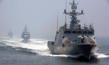 해군 고속정. 경향신문 자료사진