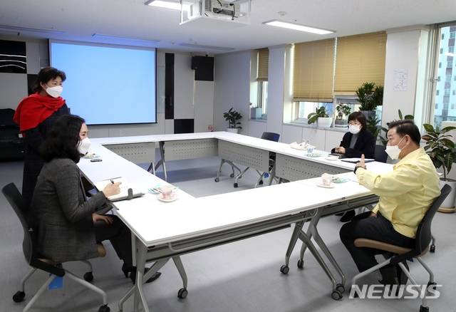 박승원 시장 아동보호전문기관 방문 현장.