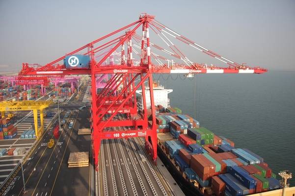 한진 인천컨테이너. /한진 제공