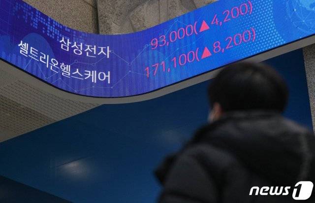 코스피 시가총액 1위 대장주 삼성전자가 11일 8% 급등해 9만원선을 훌쩍 넘어서 10만원을 향해 달리고 있다.