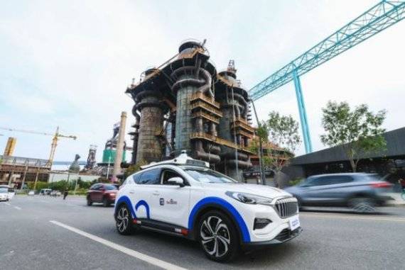 바이두 자율주행 소프트웨어 아폴로가 장착된 차량. 바이두뉴스 캡쳐