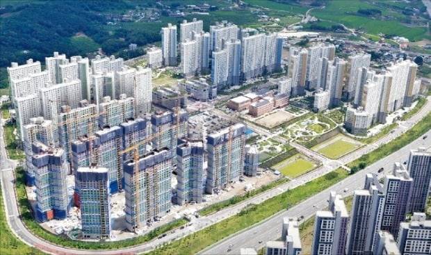후분양으로 공급했던 동문건설의 '평택 지제역 동문굿모닝힐 맘시티 2차'. 계약 한달 만에 모든 가구가 팔렸다. / 자료=동문건설