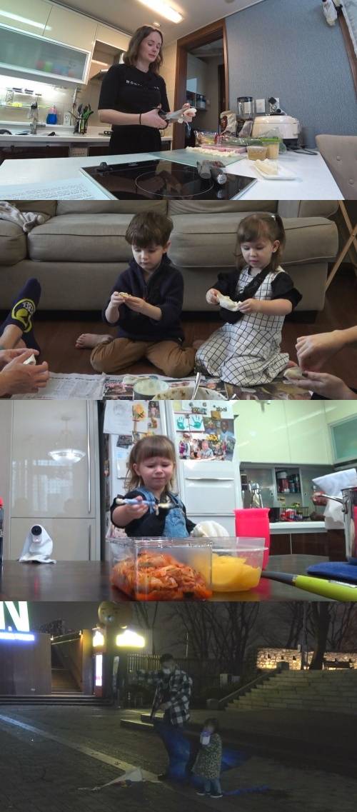 ‘어서와’ 데이비드 가족이 한국에서 첫 새해를 맞았다.사진=MBC 에브리원 제공