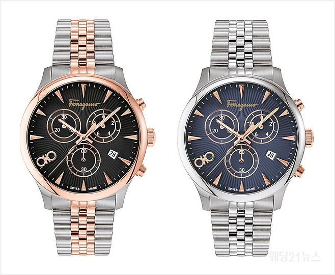 사진 :&nbsp;페라가모 타임피스, 남성 페라가모 듀오(FERRAGAMO DUO) 컬렉션. 제품명: SFEZ003-20, SFEZ001-20,&nbsp;제품명: SFEZ003-20, SFEZ001-20,