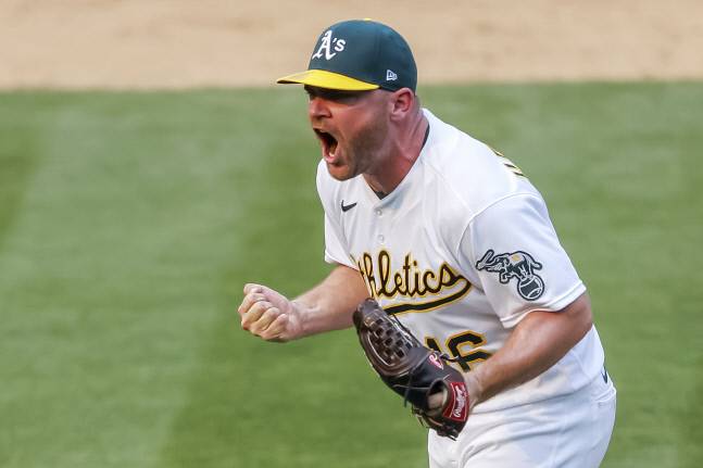 불펜투수 사상 역대 4번째 최고액으로 시카고 화이트삭스와 3년 5400만 달러 개런티 계약을 맺은 마무리 리암 헨드릭스. EPAAP연합뉴스