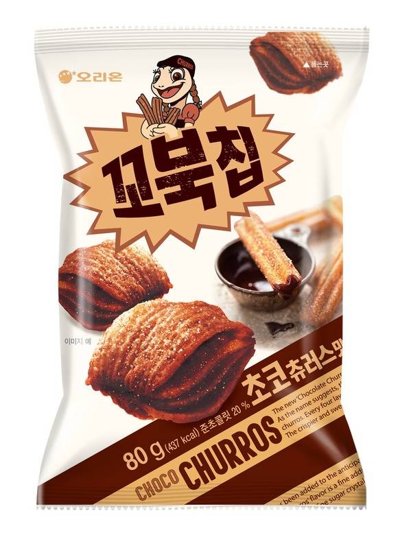 오리온 '꼬북칩 초코츄러스맛'이 출시 4개월 만에 누적판매량 1100만 봉을 돌파했다. /오리온 제공