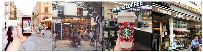 해외 현지의 거리와 매장을 옮겨 놓은 셀러문, 출처: 퍼니펍