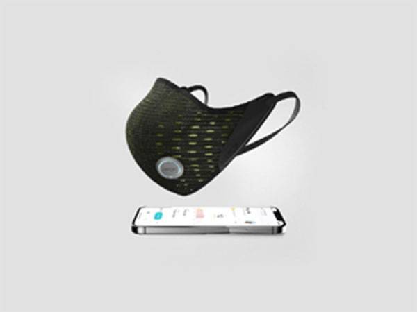 美 업체개발 스마트 마스크. [사진 제공 = 에어팝]