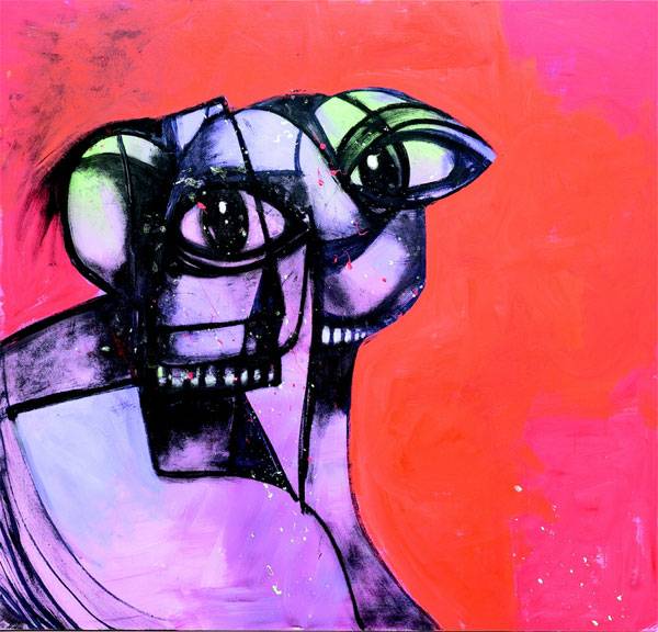 조지 콘도가 내면을 반영한 자화상.