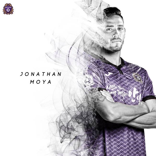 K리그2 FC안양은 코스타리카 국가대표 공격수 조나탄 모야를 2021시즌 임대한다. FC안양 제공