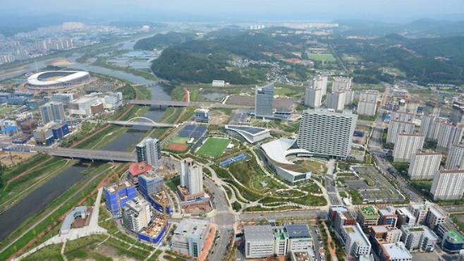 경남혁신도시. 경남도청 제공