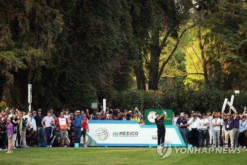 작년 멕시코 챔피언십 최종일 경기 모습. [AFP/게티이미지=연합뉴스]