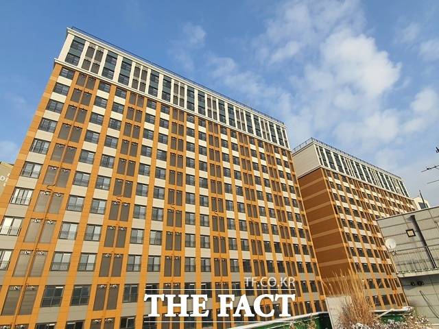 서울 마포구 창천동 소재 '이랜드신촌청년주택'이 입주를 앞두고 있다. /이재빈 기자