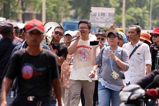 2021광주인권상에 선정된 태국 인권변호사 아논 남파. 사진=5.18기념재단 제공