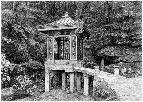 김영택 '서울 석파정 유수성중관풍루', India ink on Paper, 36x50㎝   [사진= 가나문화재단 제공]