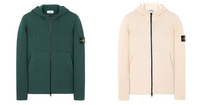 스톤아일랜드의 '꾸민 듯 안 꾸민듯'한 느낌의 후드 집업 니트웨어 이미지/사진=스톤아일랜드 공식몰