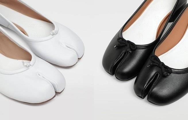 메종 마르지엘라의 앞 굽이 갈라진 '타비 슈즈' /사진=메종 마르지엘라