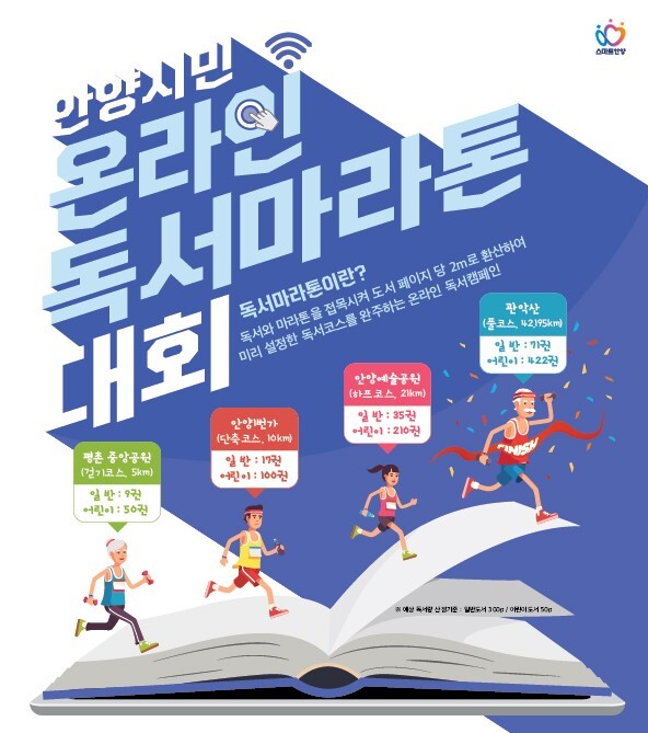 안양시 석수도서관이 작년 7월 6일부터 12월 21일까지 진행한 ‘안양시 독서마라톤 대회’를 성공적으로 마무리했다. / 사진제공=안양시